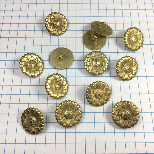 Brass Metal Buttons for Jewelry