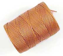 Ginger C-Lon Bead & Micro-Macrame Cord