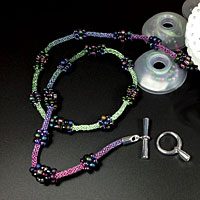 Bead Cluster Kumihimo Kit
