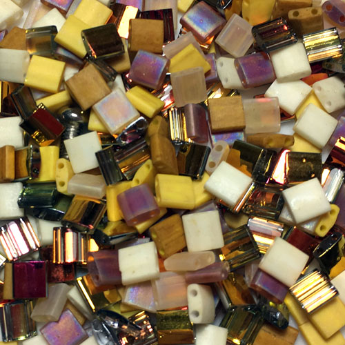 Miyuki Tila Beads Mix and Leather Choices