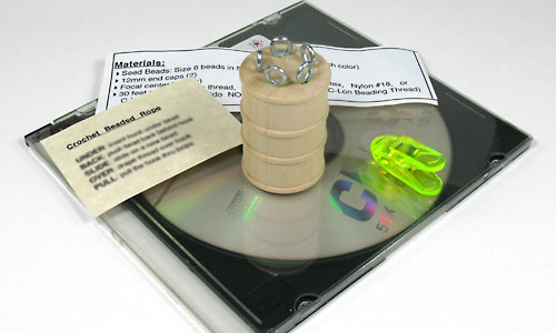 Tubular Bead Crochet Rope Starter Jig & Tutorial