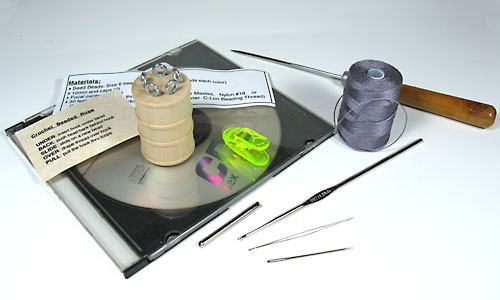 Tubular Bead Crochet Rope Starter Jig & Tutorial