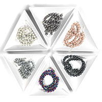 Beads for Kumihimo, Micro Macrame, Leather Wrap and Square Knot Bracelets