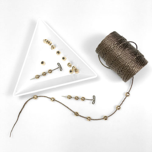 Smart Beads | Sterling Silver and Gold Filled | Perfect for positioning on C-lon Tex 400 Bead Cord and Wire