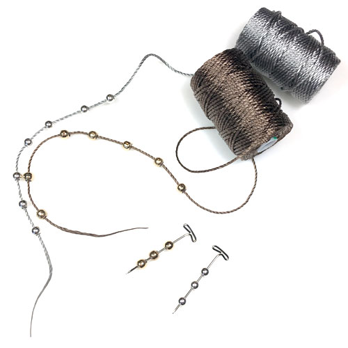 Smart Beads | Sterling Silver and Gold Filled | Perfect for positioning on C-lon Tex 400 Bead Cord and Wire