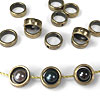 Halo Round Beads - Perfect Surrounds for 6mm Beads and for Square Knot Bracelet Designs