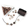 Halo Round Beads - Perfect Surrounds for 6mm Beads and for Square Knot Bracelet Designs