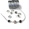 Halo Round Beads - Perfect Surrounds for 6mm Beads and for Square Knot Bracelet Designs