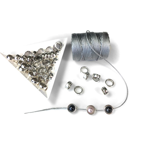 Halo Round Beads - Perfect Surrounds for 6mm Beads and for Square Knot Bracelet Designs