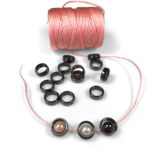 Halo Round Beads - Perfect Surrounds for 6mm Beads and for Square Knot Bracelet Designs