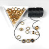 Halo Round Beads - Perfect Surrounds for 6mm Beads and for Square Knot Bracelet Designs