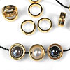 Halo Round Beads - Perfect Surrounds for 6mm Beads and for Square Knot Bracelet Designs