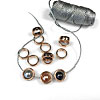 Halo Round Beads - Perfect Surrounds for 6mm Beads and for Square Knot Bracelet Designs
