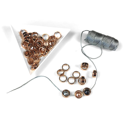 Halo Round Beads - Perfect Surrounds for 6mm Beads and for Square Knot Bracelet Designs