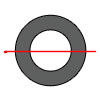 12mm Hematite and Rainbow Hematite Ring Beads for Square Knot Bracelet Designs