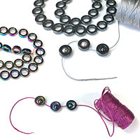 Beads for Kumihimo, Micro Macrame, Leather Wrap and Square Knot Bracelets