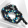 4mm Czech Fire Polished Beads for Bracelets with C-Lon Tex 400 Cord