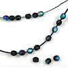 4mm Czech Fire Polished Beads for Bracelets with C-Lon Tex 400 Cord