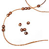 4mm Czech Fire Polished Beads for Bracelets with C-Lon Tex 400 Cord