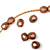 4mm Czech Fire Polished Beads for Bracelets with C-Lon Tex 400 Cord