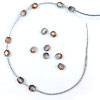 4mm Czech Fire Polished Beads for Bracelets with C-Lon Tex 400 Cord