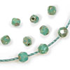 4mm Czech Fire Polished Beads for Bracelets with C-Lon Tex 400 Cord