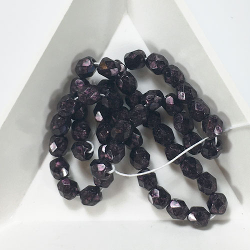 4mm Czech Fire Polished Beads for Bracelets with C-Lon Tex 400 Cord