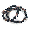 4mm Czech Fire Polished Beads for Bracelets with C-Lon Tex 400 Cord