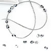 4mm Czech Fire Polished Beads for Bracelets with C-Lon Tex 400 Cord