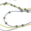4mm Czech Druk Beads for Bracelets with C-Lon Tex 400 Cord