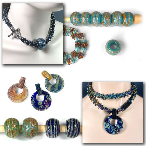 Large Focal Beads for Kumihimo