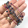 4mm Hematite, Rainbow Hematite, and Pearlescent Hematite Beads for Square Knot Bracelet Designs and More