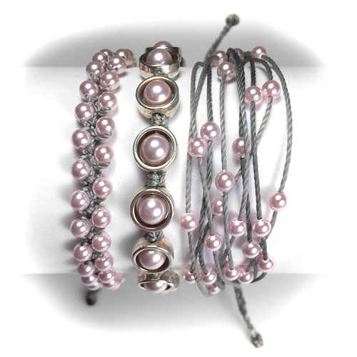 Square Knot Bracelet Trio KIt and Tutorial