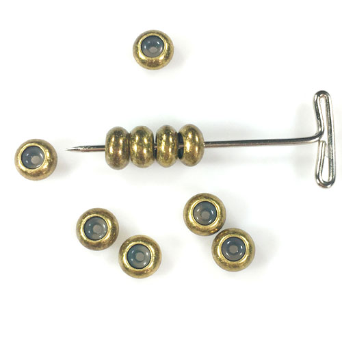 Smart Beads | Sterling Silver and Gold Filled | Perfect for positioning on C-lon Tex 400 Bead Cord and Wire