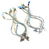 Smart Bead with Silicon Insert so they can be positioned or used a sliding closure over cord or thin leather