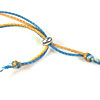 Smart Bead with Silicon Insert so they can be positioned or used a sliding closure over cord or thin leather