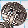 Metal Buttons with Holes for Jewelry