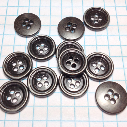 Metal Buttons with Holes for Jewelry