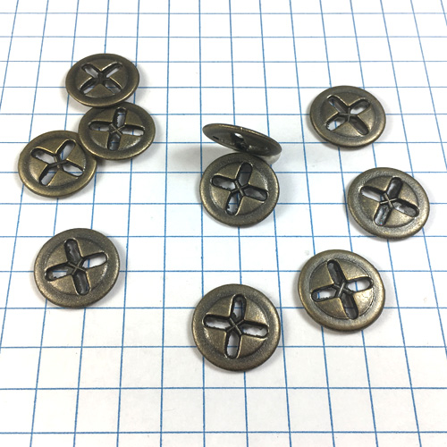 Metal Buttons with Holes for Jewelry