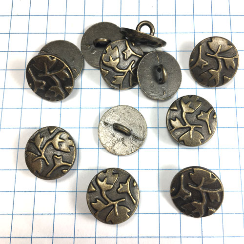 Brass Button with Screws for Jewelry