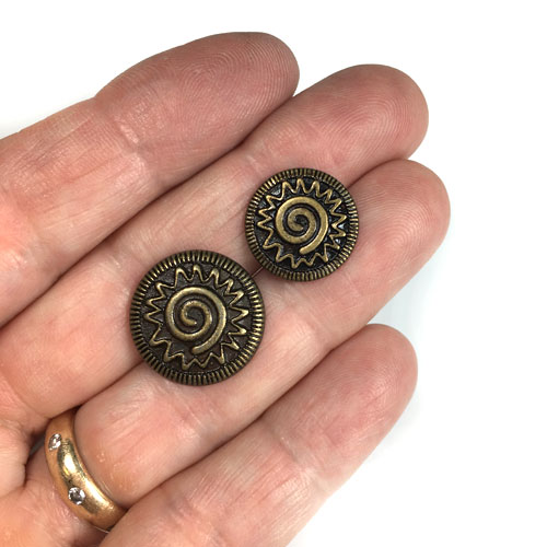 Metal Buttons for Jewelry