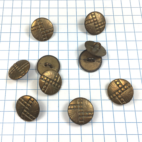 Brass Button with Screws for Jewelry