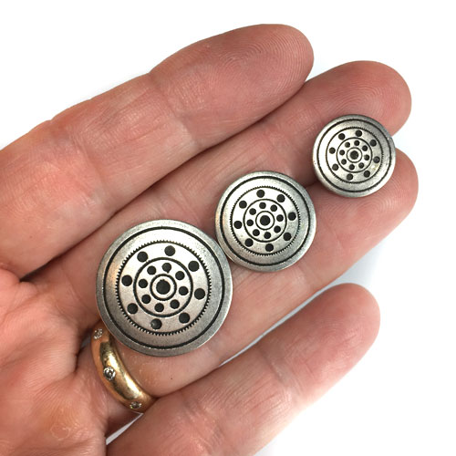 Metal Buttons for Jewelry