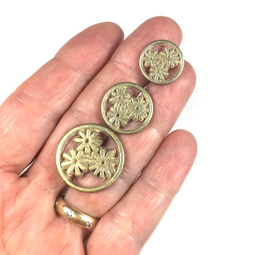 Metal Buttons for Jewelry