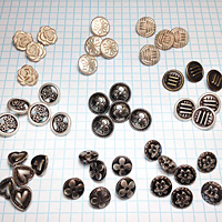 TierraCast Metal Buttons for Jewelry