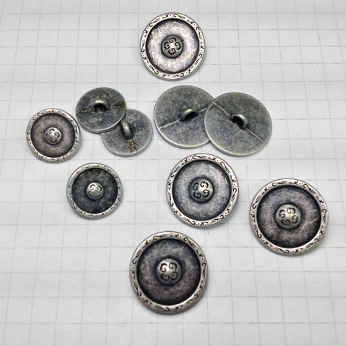 Metal Buttons for Jewelry