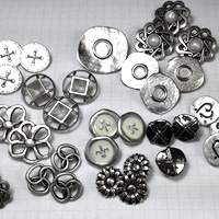 Siver Buttons for Jewelry
