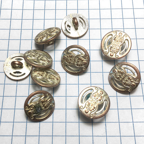 Metal Buttons for Jewelry