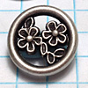 Flower Metal Button