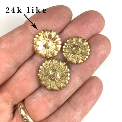 Brass Metal Buttons for Jewelry